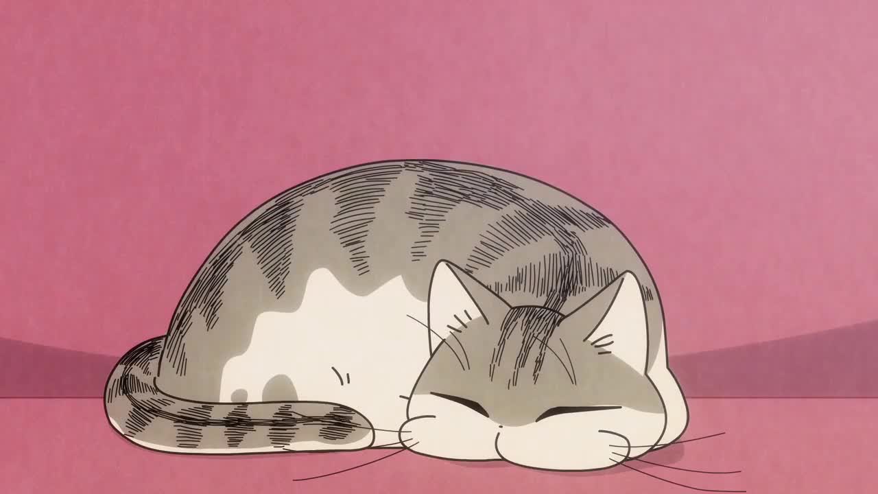 Скриншот из аниме Вечера с кошкой 2