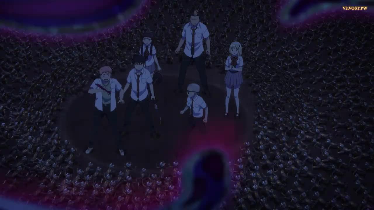 Скриншот из аниме Синий экзорцист: Сага об «Иллюминатах» Симанэ