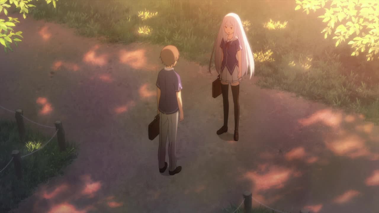 Скриншот из аниме Меж двух огней - Девушки и подруги детства
