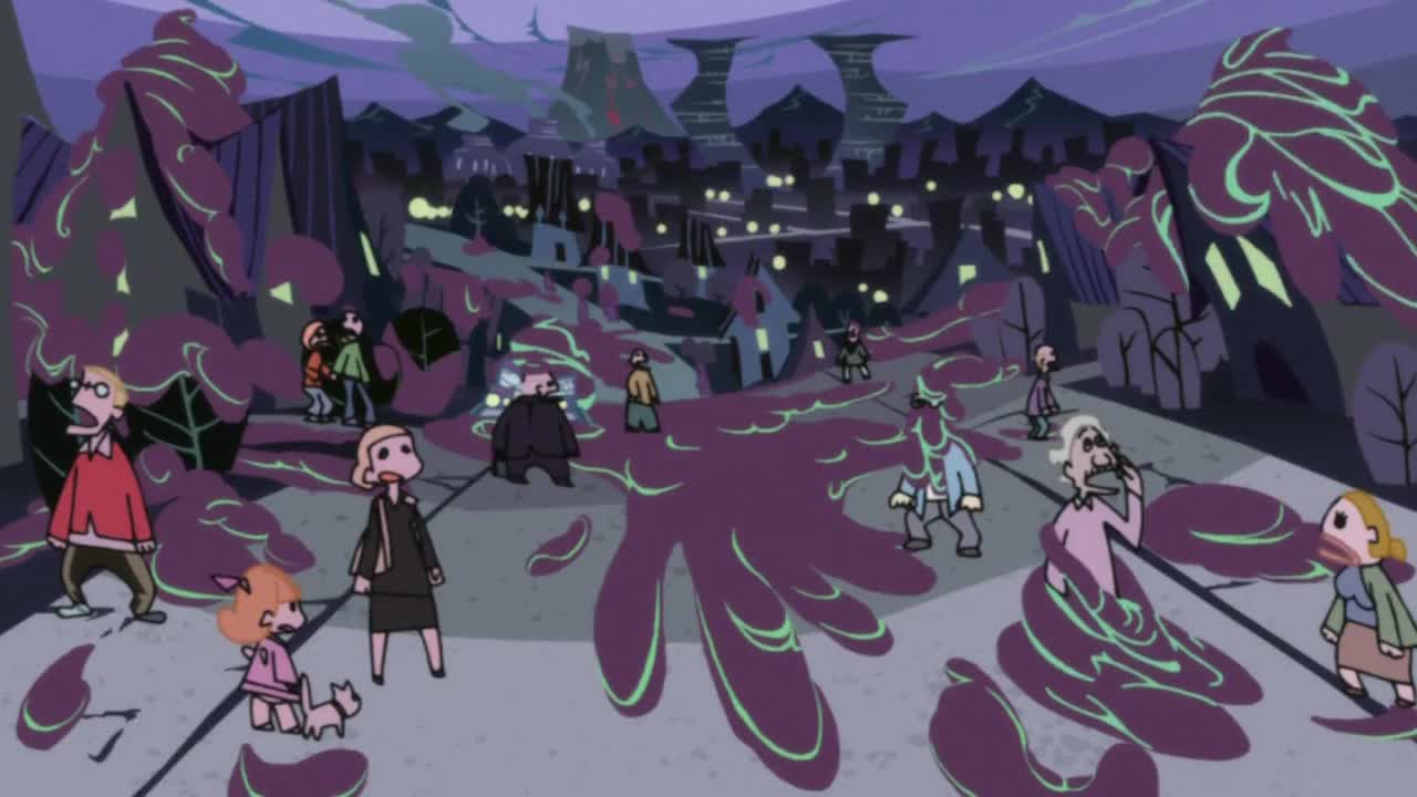 Скриншот из аниме Труська, Чулко и пресвятой Подвяз