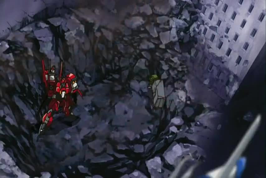 Скриншот из аниме Войны супер-роботов OVA