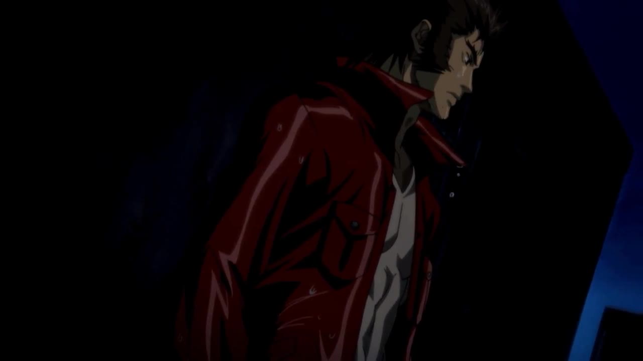 Скриншот из аниме Росомаха