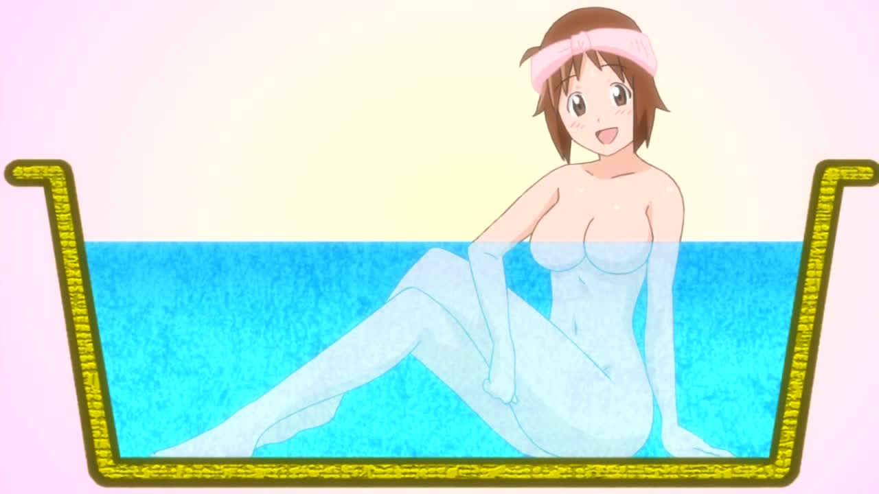 Скриншот из аниме Помывашки с Хинако и Хиёко