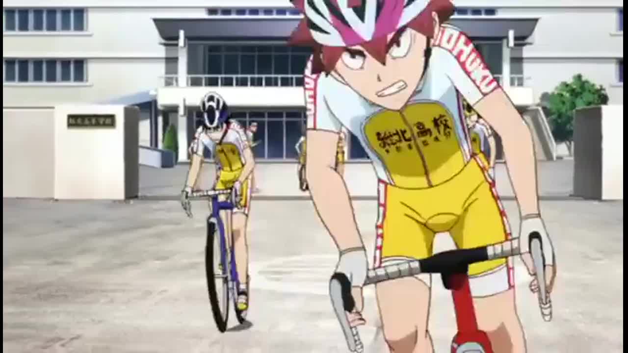 Скриншот из аниме Трусливый Велосипедист. Особенная Тренировка