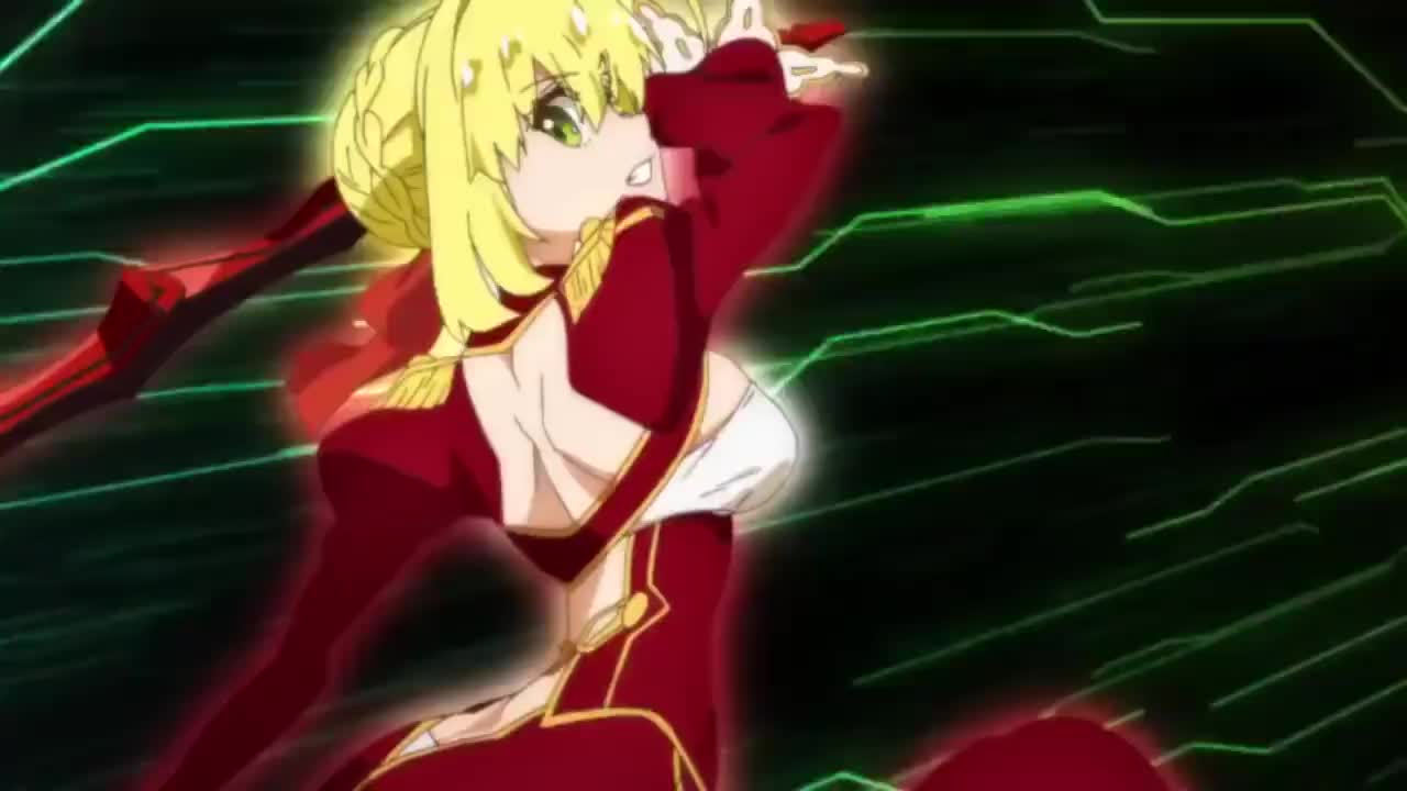 Скриншот из аниме Логры мечей и магии: Богиня древности x Судьба/Экстелла